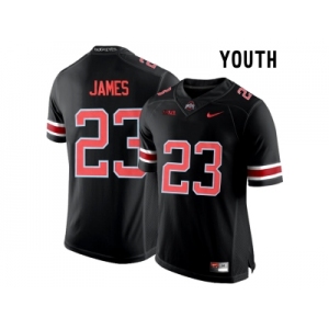 2016 Youth Ohio State Buckeyes Lebron James #23 College Football Limited Jersey - Blacko