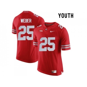 2016 Youth Ohio State Buckeyes Mike Weber #25 College Football Limited Jersey - Scarlet