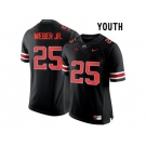 2016 Youth Ohio State Buckeyes Mike Weber Jr. #25 College Football Limited Jersey - Blackout