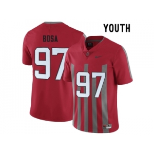 2016 Youth Ohio State Buckeyes Nick Bosa #97 College Football Alternate Elite Jersey - Scarlet