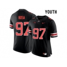 2016 Youth Ohio State Buckeyes Nick Bosa #97 College Football Limited Jersey - Blackout