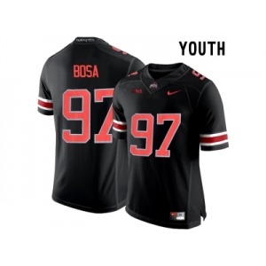 2016 Youth Ohio State Buckeyes Nick Bosa #97 College Football Limited Jersey - Blackout
