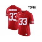 2016 Youth Ohio State Buckeyes Pete Johnson #33 College Football Limited Jersey - Scarlet