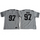 Youth Ohio State Buckeyes #97 Joey Bosa Gridion Grey II Stitched NCAA Jersey