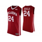 2016 Oklahoma Sooners Buddy Heild #24 Hype Elite College Basketball Jersey - Red