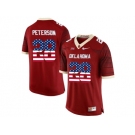 2016 US Flag Fashion Men's Oklahoma Sooners Adrian Peterson #28 College Limited Football Jersey - Crimson