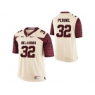 Men's Oklahoma Sooners Samaje Perine #32 College Limited Football Jersey - White