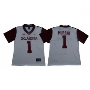 Oklahoma Sooners #1 Kyler Murray White 47 Game Winning Streak College Football Jersey