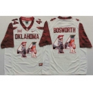 Oklahoma Sooners #44 Brian Bosworth White Player Fashion Stitched NCAA Jersey