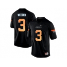 Men's Oklahoma State Cowboys Brandon Weeden #3 Pro Combat College Football Jersey - Black