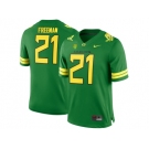 2016 Men's Oregon Duck Royce Freeman #21 College Football Limited Jerseys - Apple Green