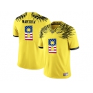 2016 US Flag Fashion 2016 Men's Oregon Duck Marcus Mariota #8 College Football Electric Lightning Limited Jerseys - Yellow