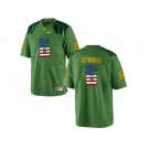 2016 US Flag Fashion Men's Oregon Duck De'Anthony Thomas #6 College Football Limited Jersey - Apple Green