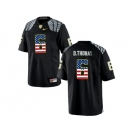 2016 US Flag Fashion Men's Oregon Duck De'Anthony Thomas #6 College Football Limited Jersey - Black