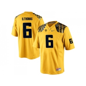 Men's Oregon Duck De'Anthony Thomas #6 College Football Limited Jersey - Yellow