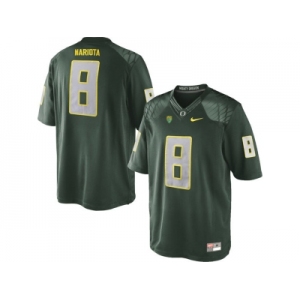 Men's Oregon Duck Marcus Mariota #8 College Football Limited Jerseys - Green