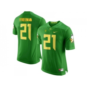 Men's Oregon Ducks Royce Freeman #21 College Football Limited Jersey - Apple Green