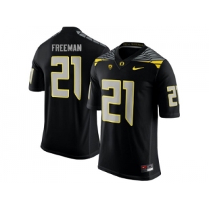 Men's Oregon Ducks Royce Freeman #21 College Football Limited Jersey - Black