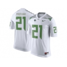 Men's Oregon Ducks Royce Freeman #21 College Football Limited Jersey -White