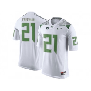 Men's Oregon Ducks Royce Freeman #21 College Football Limited Jersey -White