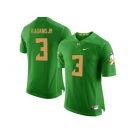 Men's Oregon Ducks Vernon Adams Jr.#3 College Football Limited Jersey - Apple Green