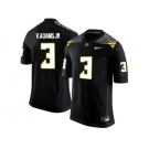 Men's Oregon Ducks Vernon Adams Jr.#3 College Football Limited Jersey - Black