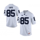 Men' Nike Penn State Nittany Lions #85 Isaac Lutz White Jersey