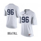 Men Penn State Nittany Lions #96 White Jersey