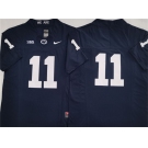Men's Penn State Nittany Lions #11 Abdul Carter Navy 2024 F.U.S.E. No Name Stitched Jersey