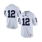 Men's Penn State Nittany Lions #12 Mac Hippenhammer NCAA White Stitched Jersey Without name