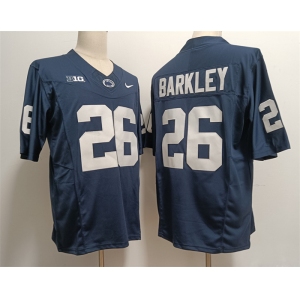 Men's Penn State Nittany Lions #26 Saquon Barkley Navy Stitched Jersey