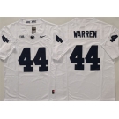 Men's Penn State Nittany Lions #44 Davis Warren White 2024 F.U.S.E. Stitched Jersey