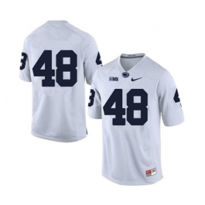 Men's Penn State Nittany Lions #48 Shareef Miller NCAA White Stitched Jersey Without Name