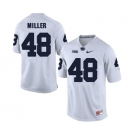 Men's Penn State Nittany Lions #48 Shareef Miller NCAA White Stitched Jersey