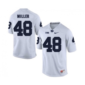 Men's Penn State Nittany Lions #48 Shareef Miller NCAA White Stitched Jersey