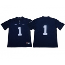 Nittany Lions #1 Navy Blue Limited Stitched NCAA Jersey