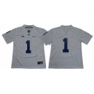 Penn State Nittany Lions #1 White Nike College Football Jersey