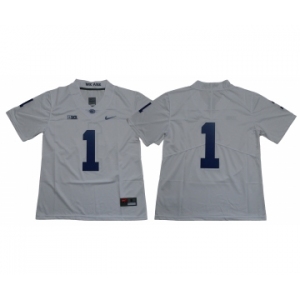 Penn State Nittany Lions #1 White Nike College Football Jersey