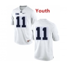 Penn State Nittany Lions #11 Micah Parsons White jersey Without name