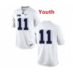 Penn State Nittany Lions #11 Micah Parsons White jersey Without name