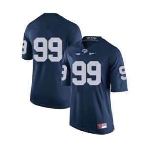 Penn State Nittany Lions #99 Yetur Gross-Matos Nike Navy Mens College Football Jersey - No Name