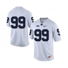 Penn State Nittany Lions #99 Yetur Gross-Matos Nike White Mens College Football Jersey - No Name