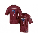 2016 US Flag Fashion-Men's South Carolina Gamecocks Jadeveon Clowney #7 College Football Jersey - Red