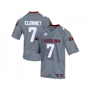 Men's South Carolina Gamecocks Jadeveon Clowney #7 College Football Jersey - Grey