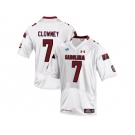 Men's South Carolina Gamecocks Jadeveon Clowney #7 College Football Jersey - White