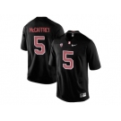 2016 Men's Stanford Cardinal Christian McCaffrey #5 College Football Jersey - Blackout