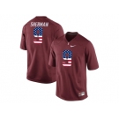 2016 US Flag Fashion-2016 Men's Stanford Cardinal Richard Sherman #9 College Football Jersey - Cardinal