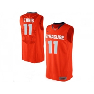 Men's Syracuse Orange Tyler Ennis #11 College Authentic Basketball Jersey - Orange