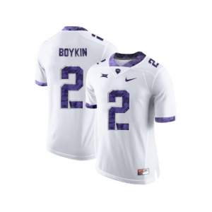 Men's TCU Horned Frogs Trevone Boykin #2 College Limited Football Jersey - White