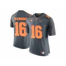 2016 Tennessee Volunteers Peyton Manning #16 College Football Limited Jersey - Grey